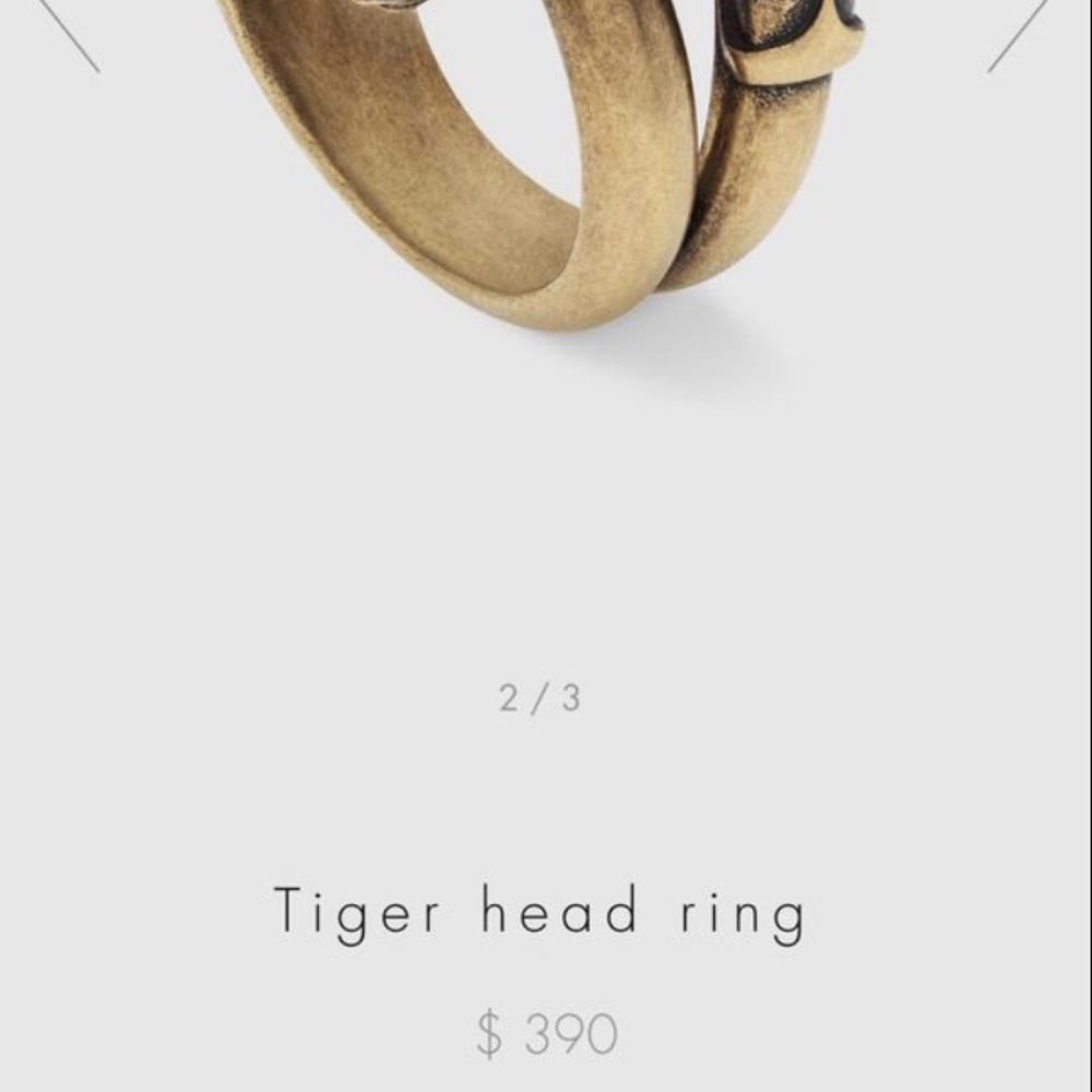 Gucci tiger ring - Picture 2 of 5